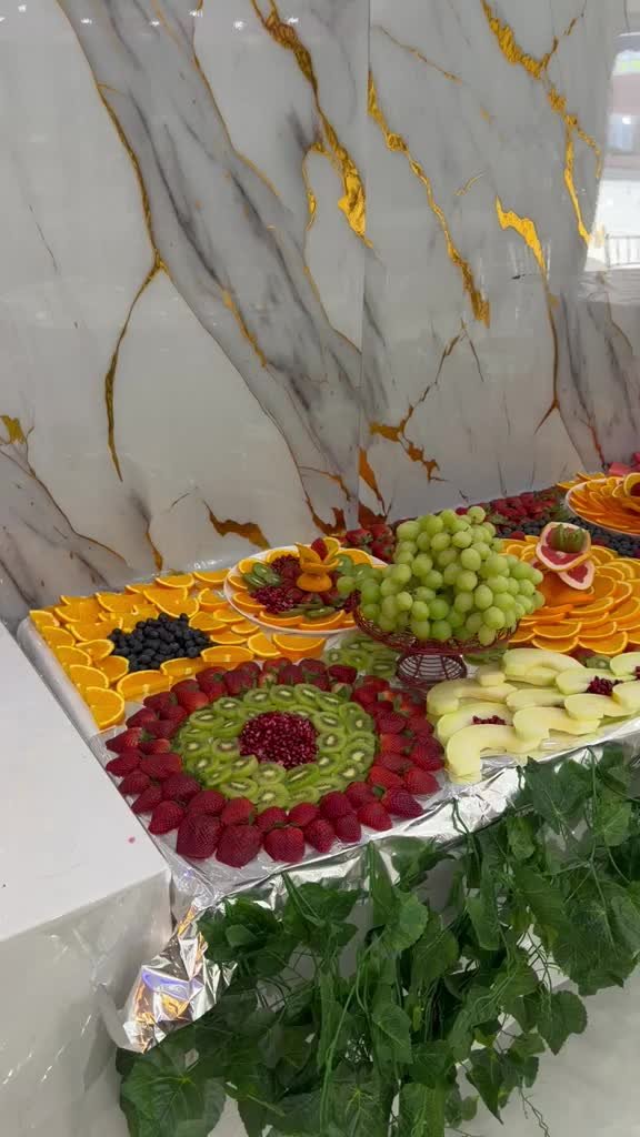 Fresh fruit display at Saba Banqueting Hall